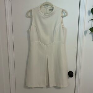 Eliza J Dress Womens Size 10 Ivory White Mock Neck Sleeveless